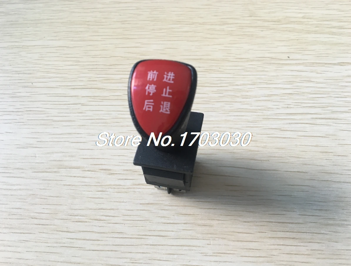 

Forward-Stop-Back DPDT 6Pin Latching Slide Switch AC 250V 16A AC 125V 20A Black