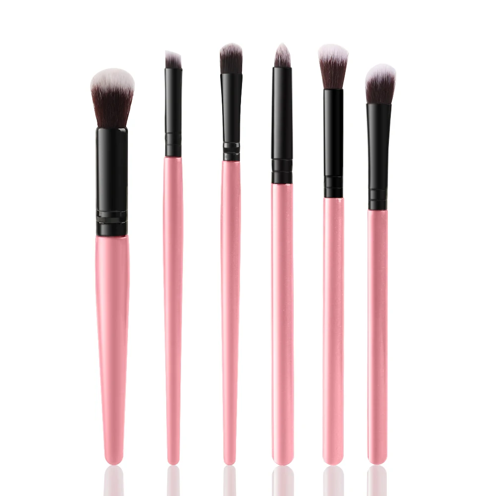 

6pcs Colorful Pro Makeup Cosmetic Brushes Eyeshadow Eye Shadow Foundation Brush Fashion Beauty