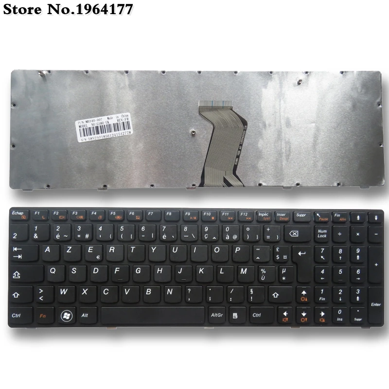 Новая Французская клавиатура для ноутбука Lenovo G580 Z580 G580A V580A Z580A G580AH G580AM G580G G585 G585A