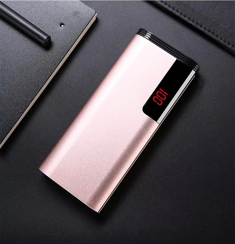Внешний аккумулятор на ЖК дисплей цифровой 20000 mah mobile power большая емкость