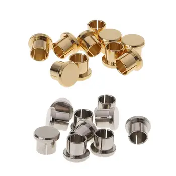 

10Pcs Gold Plated Short Circuit Socket Phono Connector RCA Shielding Jack Socket Protect Cover Caps