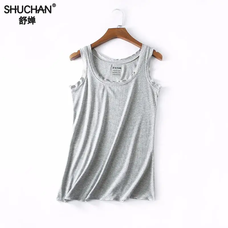 Shuchan Basic женские рубашки осень толстые хлопковые зимние топы для женщин o-образным вырезом повседневные однотонные футболки для женщин топы