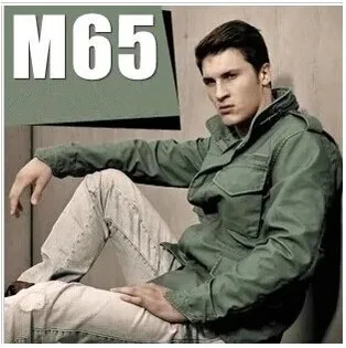 Мужская Уличная хлопковая куртка M65 (черная и зеленая)|coats coats|coats outdoorcoat men |