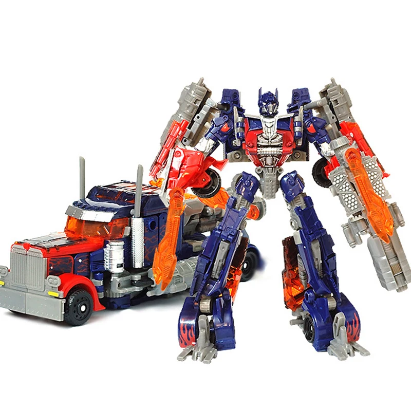 

18cm Transformation Robot Car Toy Bumblebee Optimus Prime Megatron Action Figure Anime Model Plastic Toy For Collection or Gift