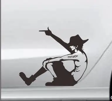 One Piece Car Sticker Personality Back Car Sticker Cartoon Change Decorative Sticker Scratch Block Sticker 265 Car Stickers Aliexpress