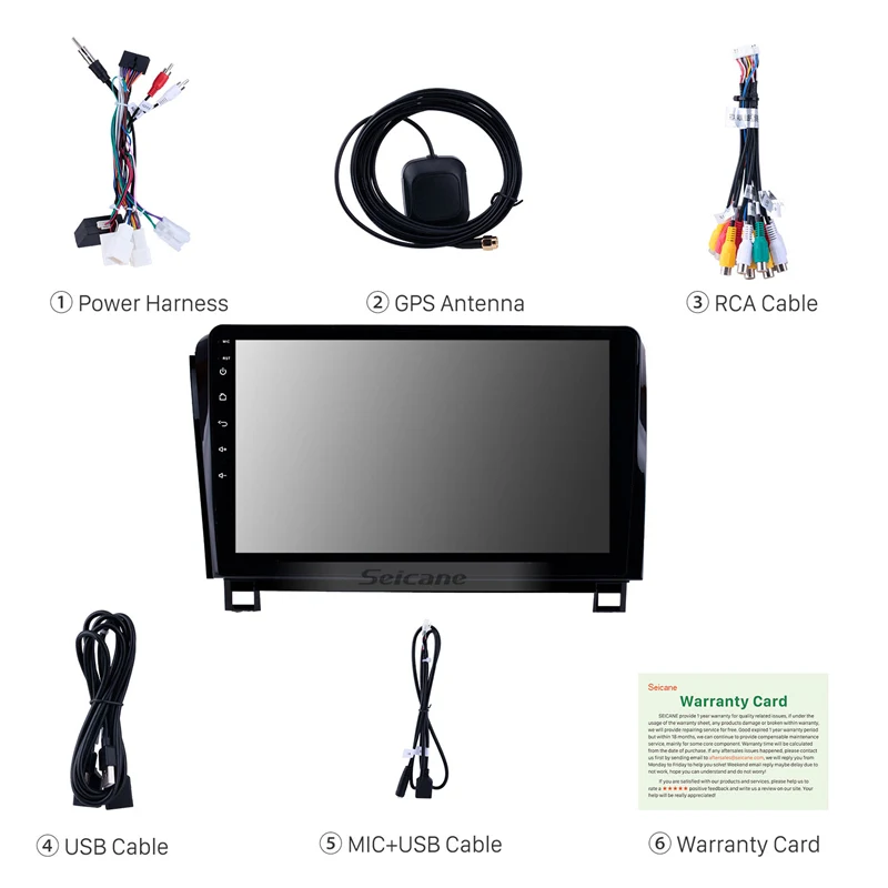 Discount Seicane 8-CORE RAM 4GB Android 9.0 IPS 10.1 inch For Toyota Sequoia 2006-2014 Car GPS Navigation Radio Stereo Head Unit Player 3