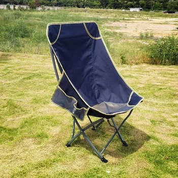 

Outdoor folding chair ultra light portable fishing chair Mazar stool camping beach back leisure lounge chair