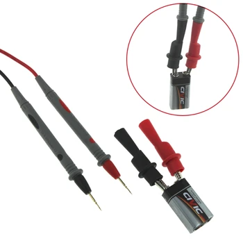 

1000V 20A Probe Test Lead + Alligator Clips Clamp Cable Digital Multimeter Test
