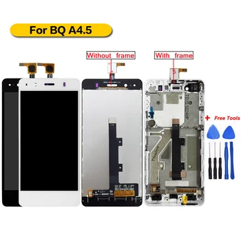 

For BQ A4.5 LCD Display and Touch Screen 100% TestedFor BQ Aquaris A4.5 with Frame with Free Tools