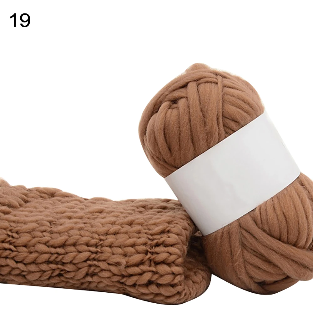 Неровная толщина вязание пряжи крючком шарф шапка шерсть пряжа DIY шитье одежды и ткань для ручного вязания пряжа поставки - Цвет: 19
