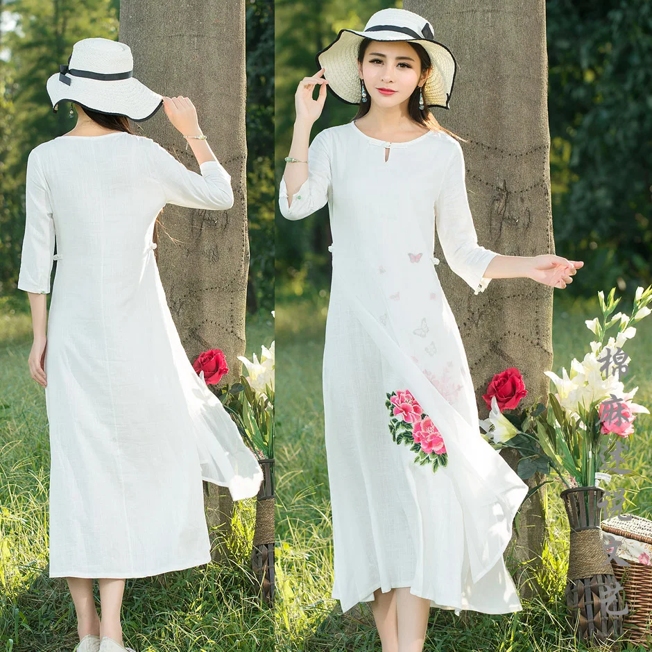Designer Linen Dress