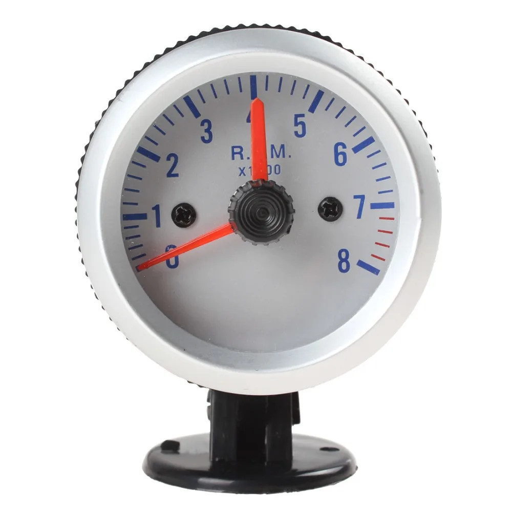 Hot Sale! New arrival! 08000RPM 2" 52mm Blue Light Tachometer Tach