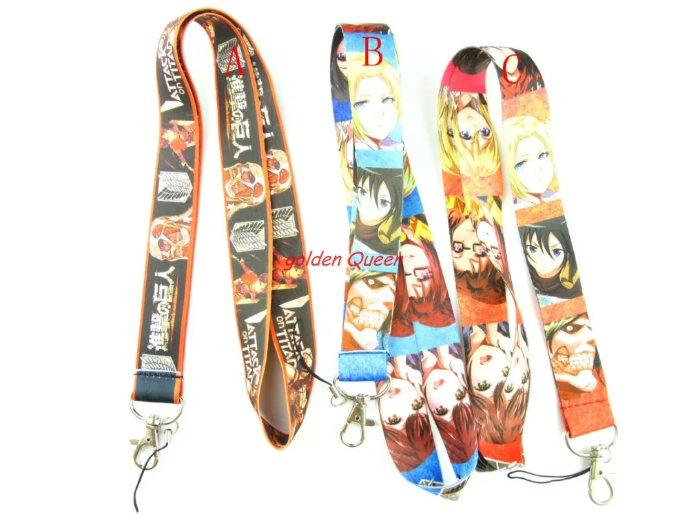 Wholesale 10 Pcs mix popular Anime Cartoon Neck Straps Lanyards Mobile