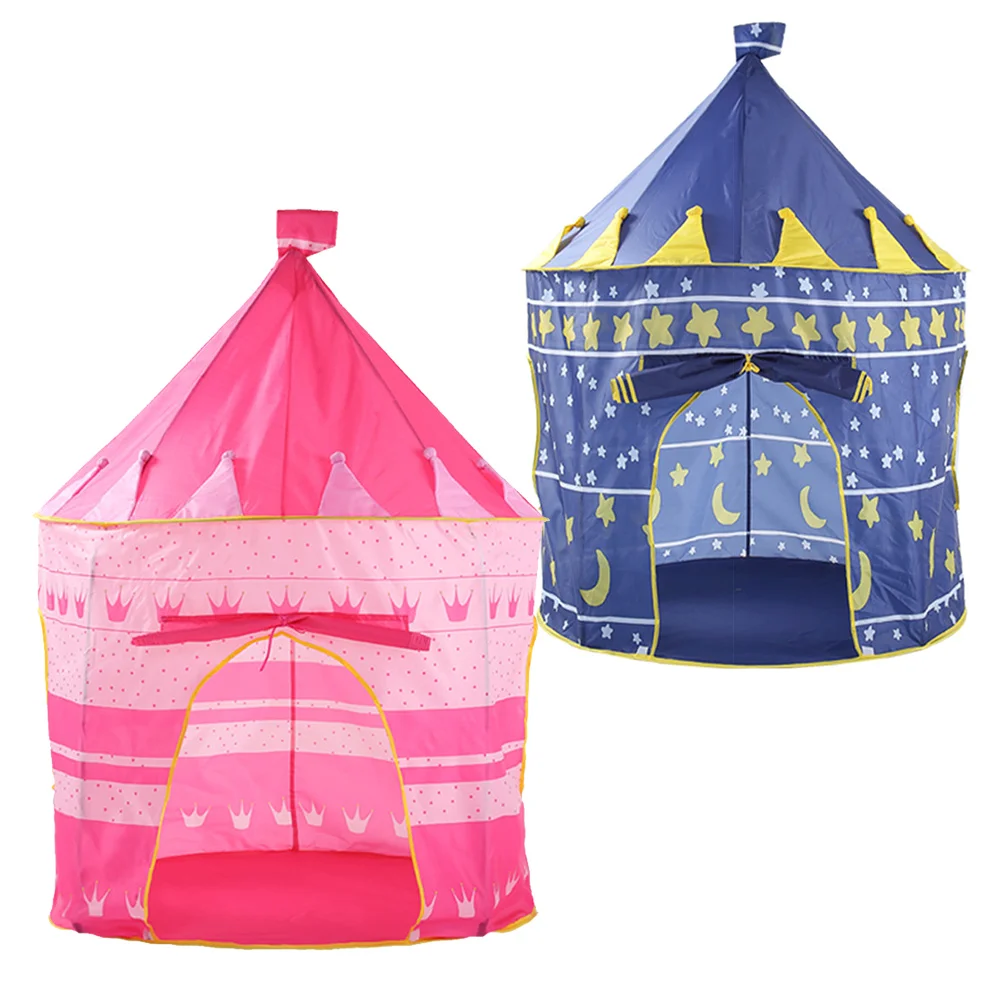 Blue Toy Tent Portable Children Tent Toys Children's Houses Baby Beach
