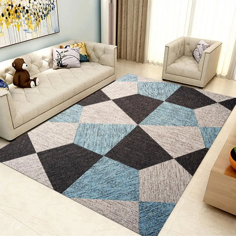 Цветочный дизайн ковер мягкий Кристальный бархат моющийся нескользящий декоративный коврик для гостиной спальни игровая комната