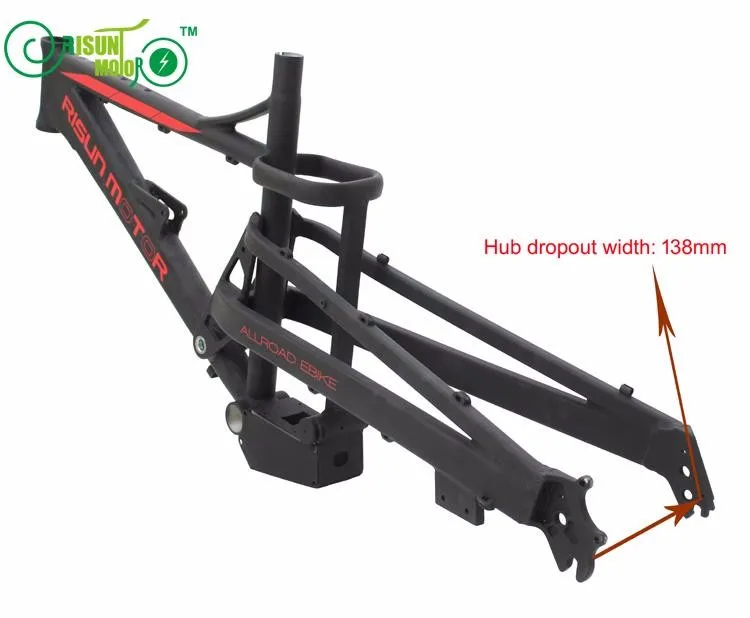 Excellent Electric mountain bike frame / all terrain / soft tail / shock absorber electric bicycle frame 2