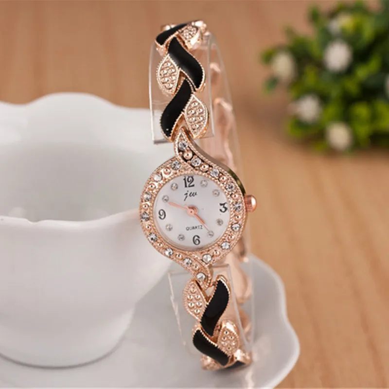 Relojes de pulsera JW de marca nueva 2018 relojes de pulsera de cristal de lujo para mujer reloj de pulsera reloj de cuarzo Casual de moda para mujer reloj mujer