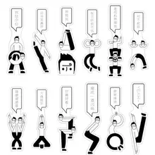 Adeeing 30 шт./кор. милая бумага для кошек Read inches карта закладка Мультфильм наклейки с животными поставка Канцтовары подарок для детей r20