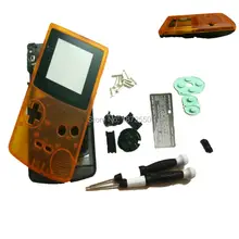 Горячая полный прозрачный оранжевый-черный смесь цвет корпус оболочка корпуса для Nintendo dogameboy цвет с X/Y отвертки