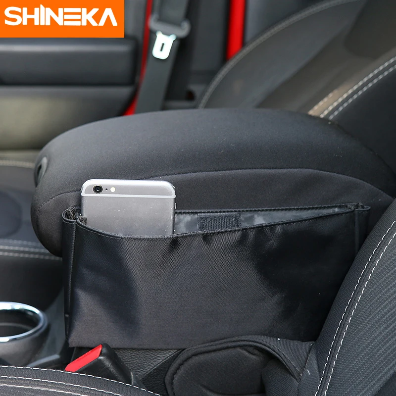Многофункциональные тканевые подлокотники SHINEKA для украшения салона автомобиля