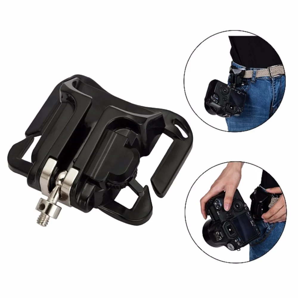 

Meking Fast Loading Camera Photo Holster Waist Belt Buckle Button Straps Accessories For DSLR Camera