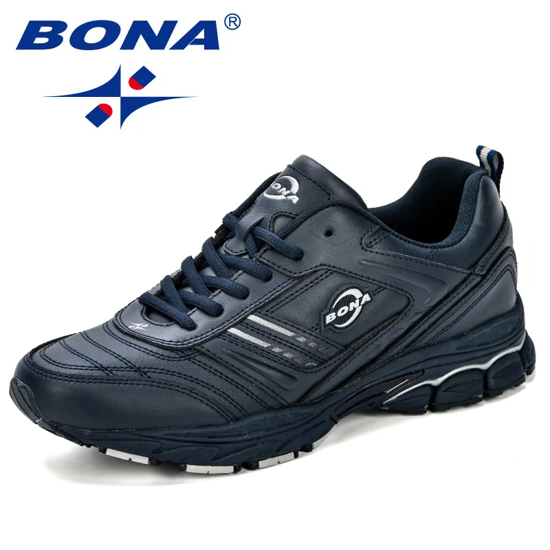 BONA New Designer Sneakers Men Casual Shoes Split...