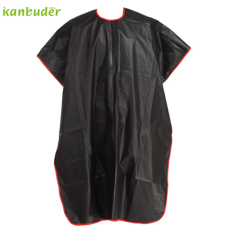 Kanbuder New Good Quality Black Cutting Hair Waterproof Cloth Salon Barber Gown Cape Hairdressing Hairdresser 1PC Kanbuder New Good Quality Black Cutting Hair Waterproof Cloth Salon Barber Gown Cape Hairdressing Hairdresser 1PC
