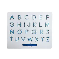 Магнитный Алфавит Письмо распределительный щит с стилусом обучающая игрушка набор обучения орфографии письма для детей