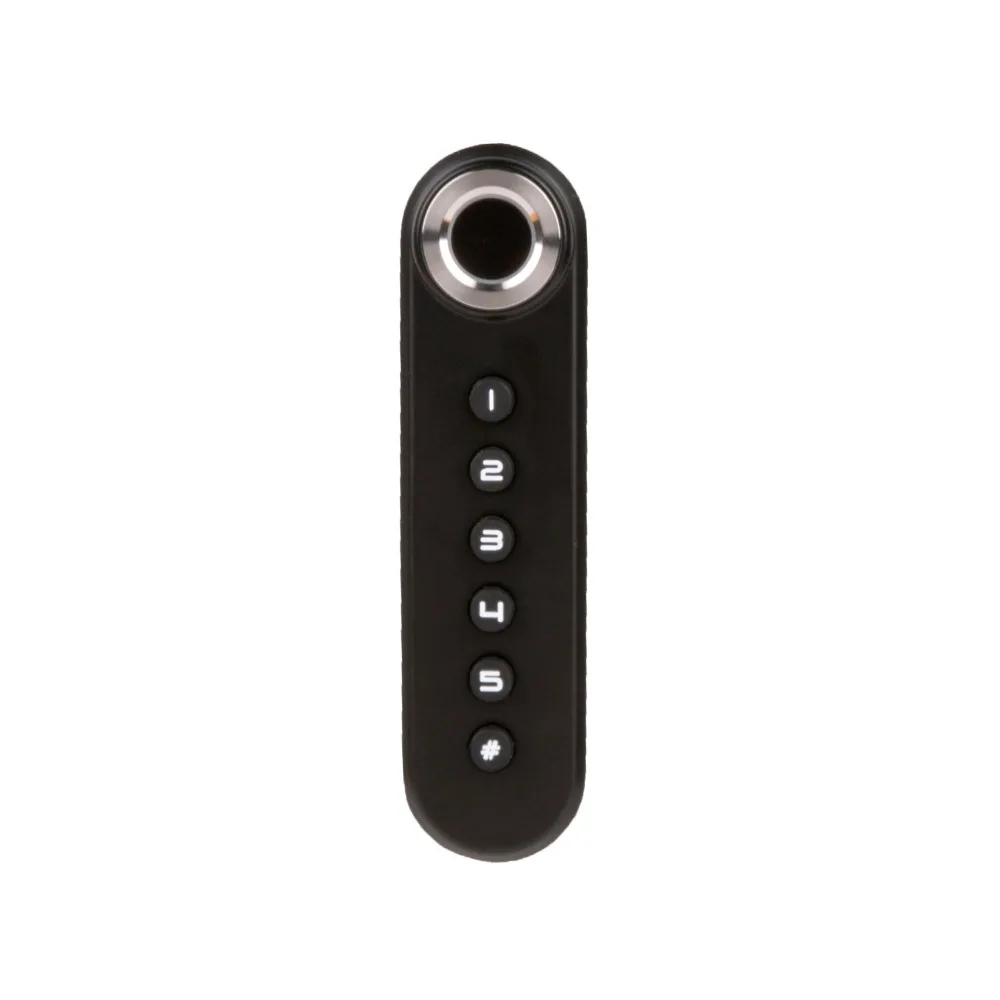  Keyless Digital Small 5 Digit Combination Biometric Fingerprint Drawer Lock for Cabinet and Wooden  - 32991423273