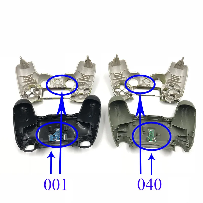 Сменный Камуфляжный зеленый корпус чехол для Playstation 4 PS4 Pro контроллер JDM/S-001 JDM-040 Верхняя Нижняя оболочка