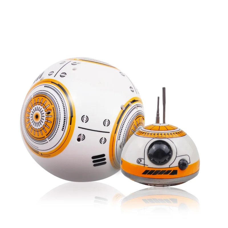 Быстрая обновления Модель Star Wars RC BB-8 дроид робот BB8 мяч интеллигентая(ый) Робот Детская игрушка в подарок со звуком 2,4 г Дистанционное Управление