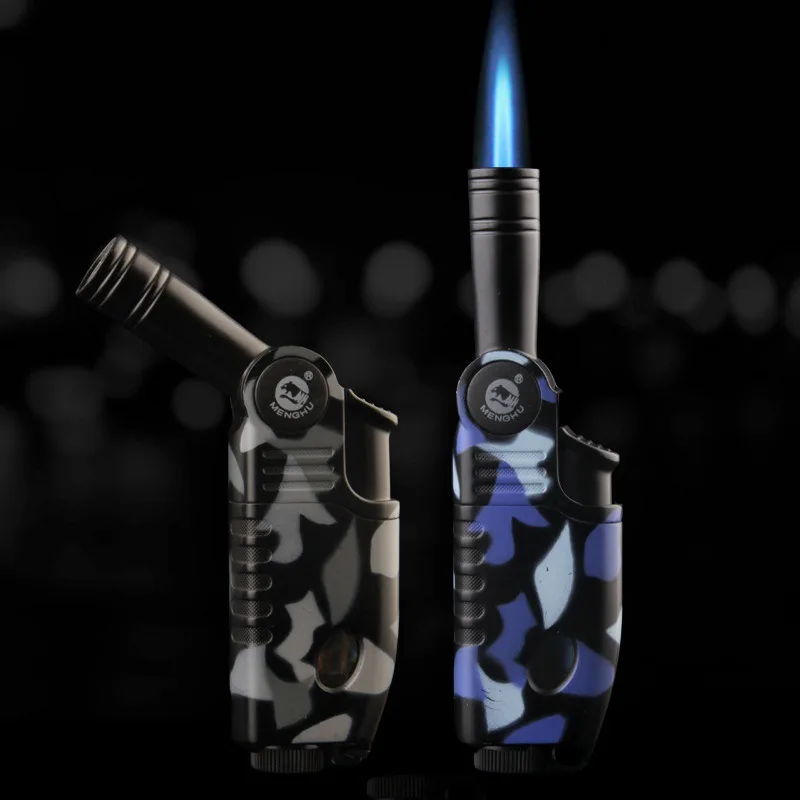 

Camouflage Gas Torch Lighter Butane Cigarette Arc Lighter Honest Fancy Oil Lighter Gadgets For Men Gifts Cigarette Accessories
