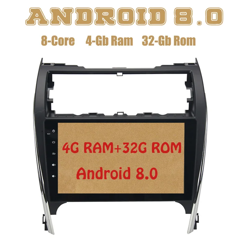 

Android 8.0 car radio gps for toyota camry USA&Middle-East Version with Octa core PX5 4G RAM 32G ROM wifi 4g usb Auto Stereo