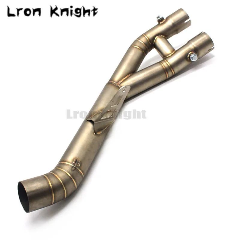 

For YAMAHA YZF-R1 YZF R1 YZFR1 2015 2016 2017 2018 titanium alloy Motorcycle Mid Pipe Motorbike Middle Link Exhaust Muffler