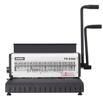 

A4 Manually Double handle Wire Binding Machine Iron ring binder Bookbinding Machine Wire Book folder Binding Machine 1pc