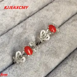 Kjjeaxcmy Fine Jewelry 925 Серебро инкрустированные красочные природные женский Ху Shan женский кольцо опт и розница