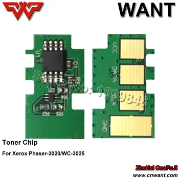 

Compatible For xerox Phaser-3020/WC-3025 106R03048 3K toner chip reset cartridge chip 2PCS free shipping
