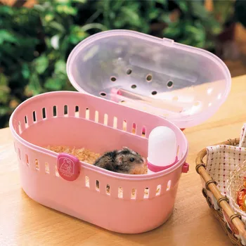 

A1 Mini Hamster Bunny Elliptical Outer Cage Hedgehog Totoro Portable Carrying Case with Kettle AP1091454