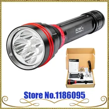 Envío gratis Archon DY02 DY02-W 4000 lúmenes 6500 K Luz Subacuática Buceo Linterna con Batería y Cargador Incluido