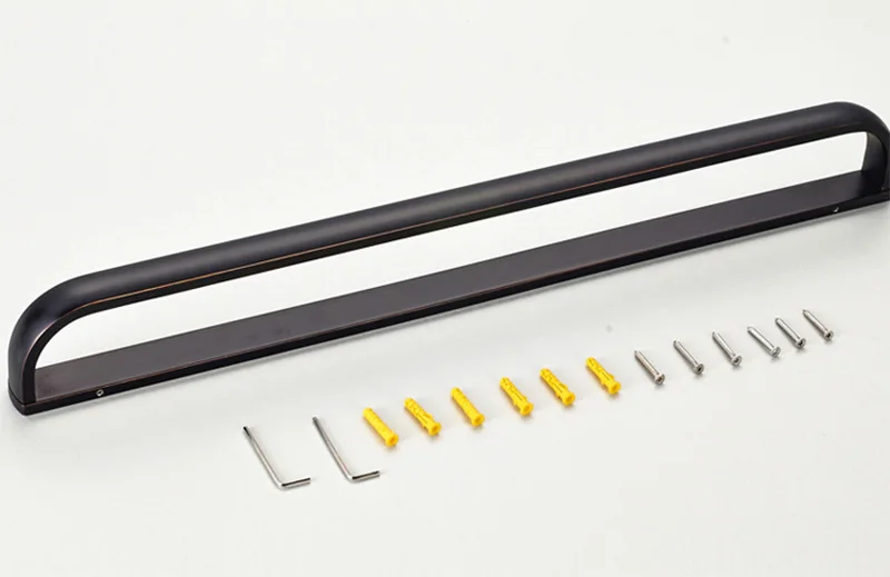 black towel bar wall mounted 3