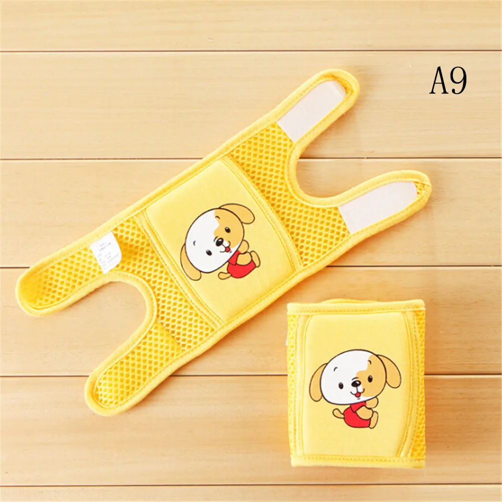 1 Pair Baby Knee Pads Protector Kids Cartoon Crawling Elbow Infants Toddlers Safety Mesh Kneepad Leg Warmer Children