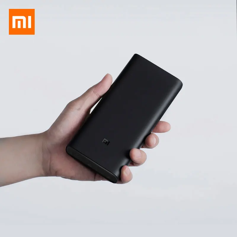 Оригинальный внешний аккумулятор Xiaomi 20000 мАч 3 Mi PLM07ZM с двумя USB выходами
