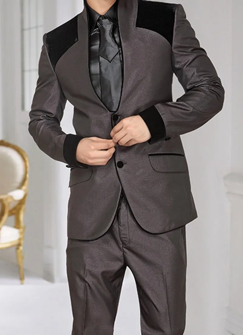 2016-Nouvelle-Arriv-e-Beau-De-Mariage-De-Bal-Costume-Gris-Et-Noir-Hommes-costumes-2 (1)