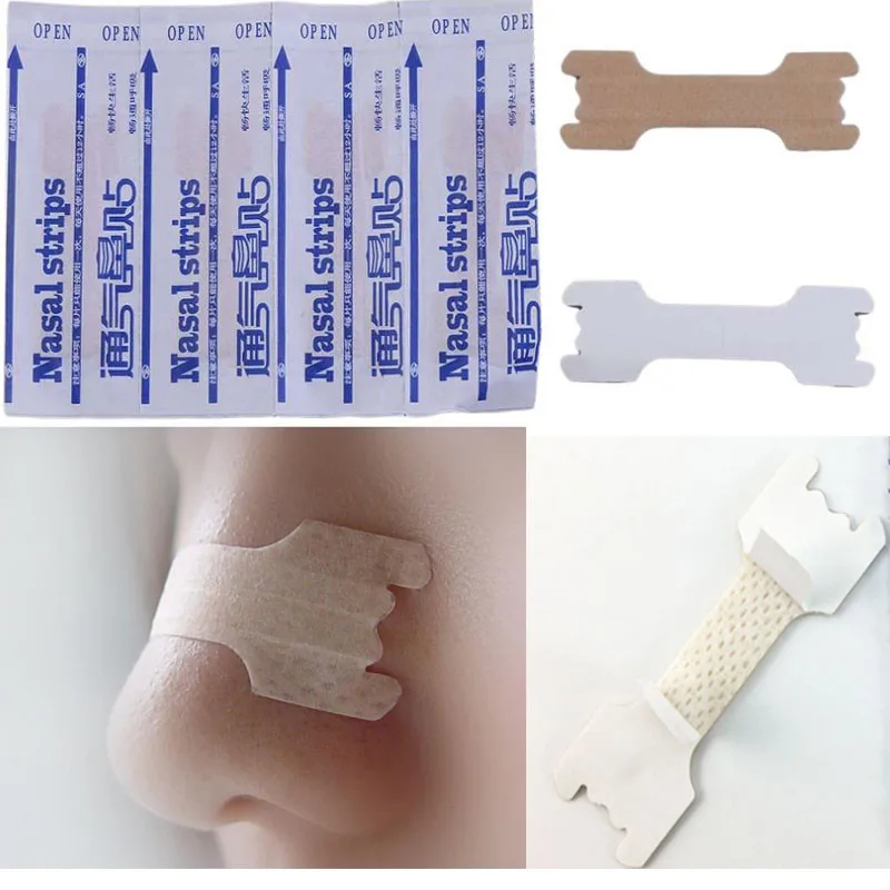 

50PCS Anti Snoring Nasal Patch Better Breathe Good Sleeping Nasal Strips Stop Snoring Strips Easier Health Care Patch