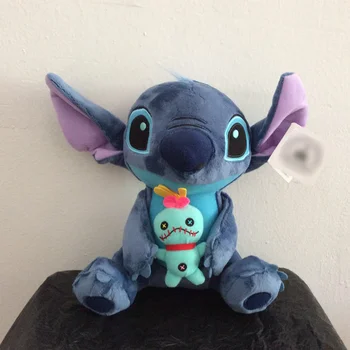 

Free shipping Sitting 23cm Lilo And Stitch Plush Toys Stuffed Animal Soft kids Doll for gift