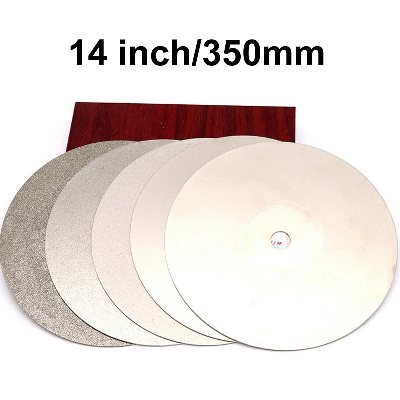 350mm 14'' inch Grit 80 1500 Diamond Flat Lap Disk Grinding Polish