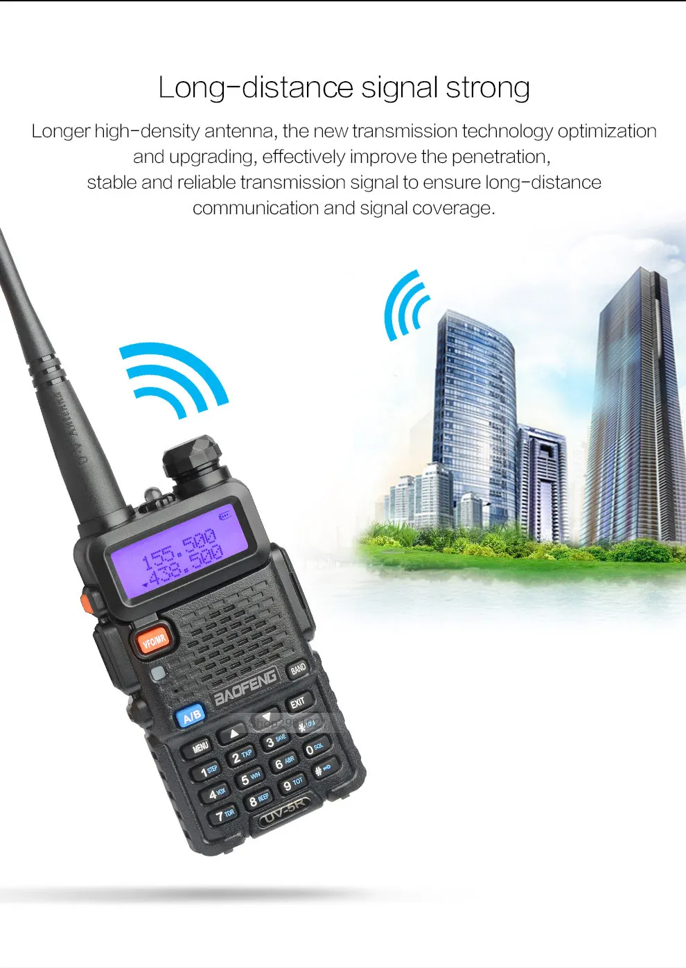 20 шт. Baofeng UV-5R VHF UHF портативная рация 5r двухстороннее Радиочастотное радио UV5R портативная рация радиоприемник