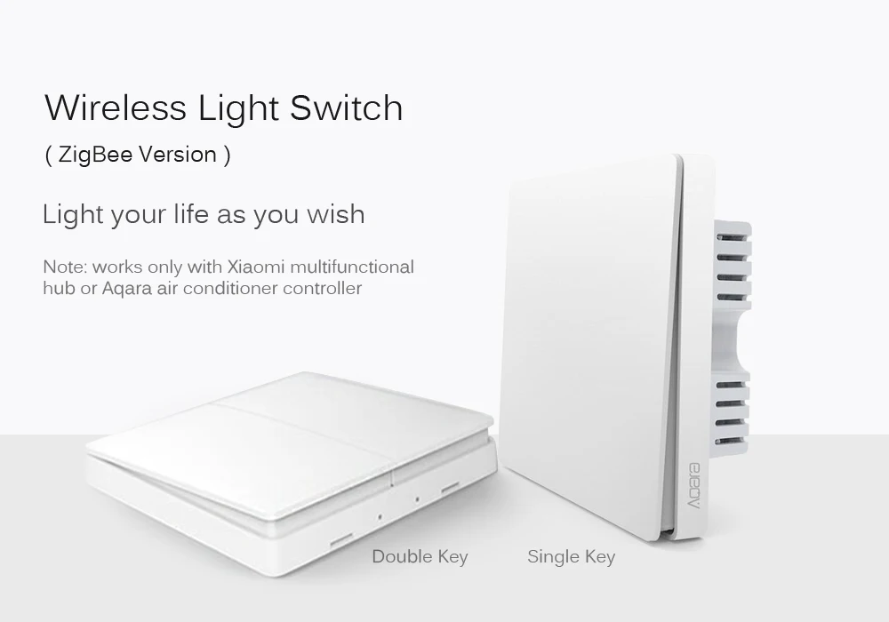 Xiaomi QBKG04LM Aqara Wall Switch Smart Light Control ZigBee Version