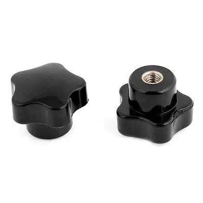 2 Pcs 5.2mm Female Thread Diameter Screw On Type Star Knob | Обустройство дома