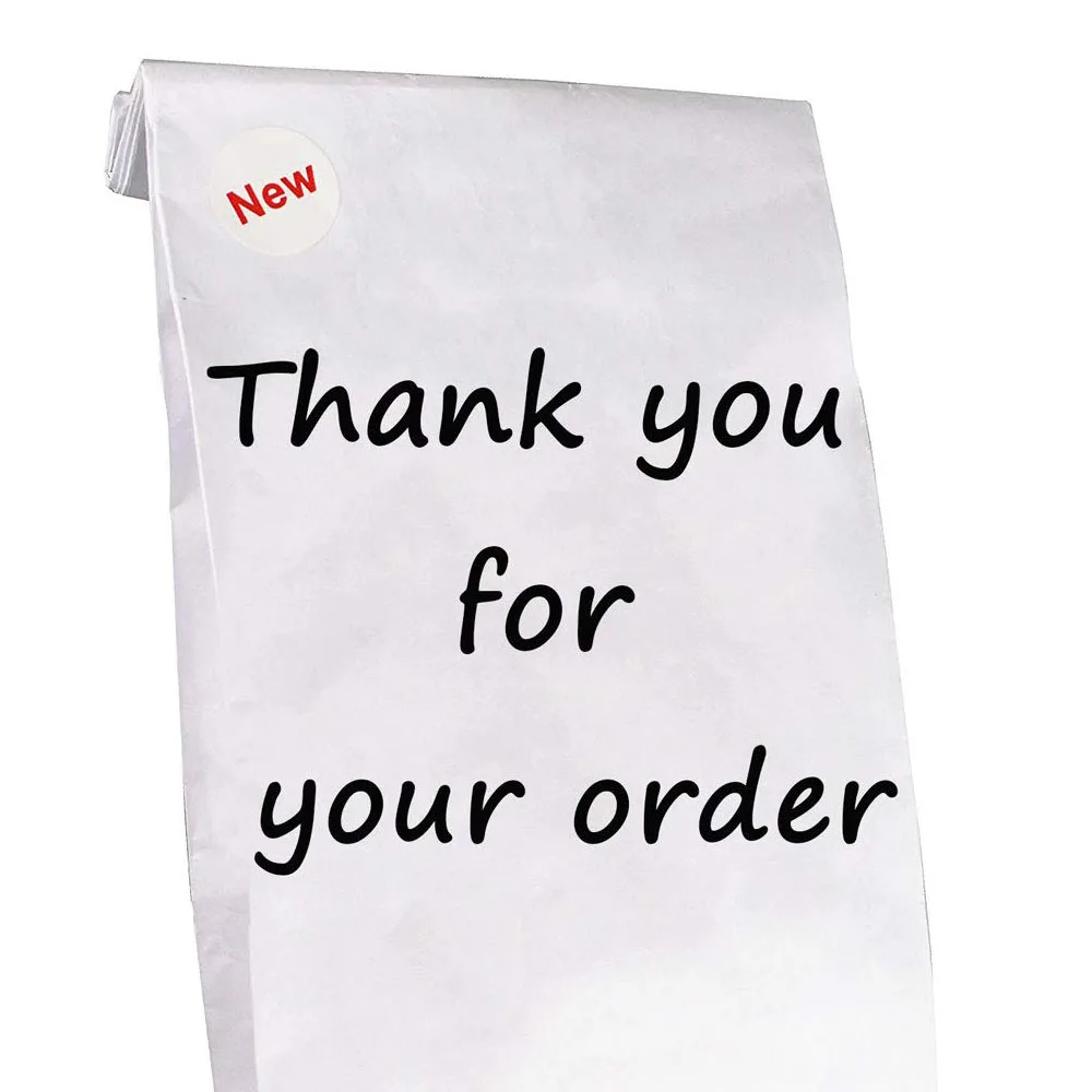 2019 New Trend 1,000 PCs New Labels 1 Inch White New Dot Stickers Red Imprinted Letters Removable Labels to Mark New Products